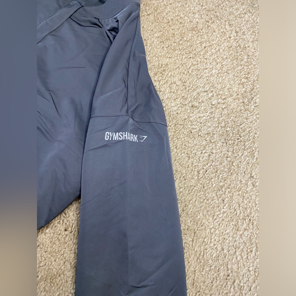 Gymshark Jacket Lo Bomber Charcoal - Picture 3 of 4